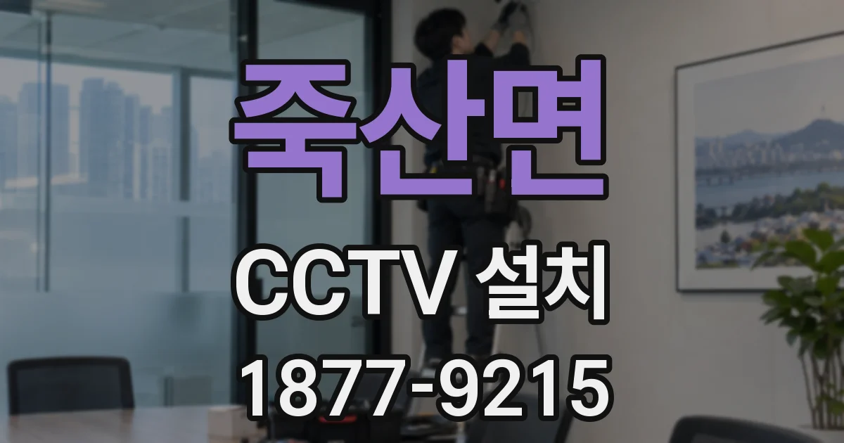 죽산면 CCTV 설치