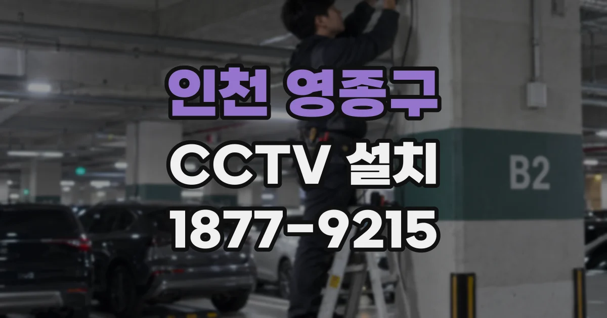인천 영종구 CCTV 설치