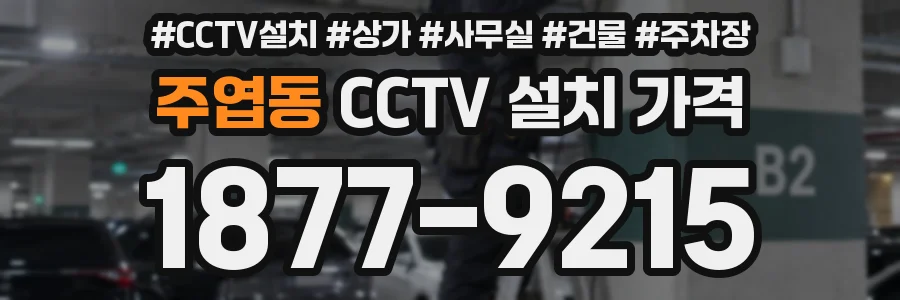주엽동 CCTV 설치 가격