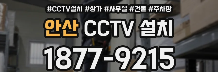안산 CCTV 설치