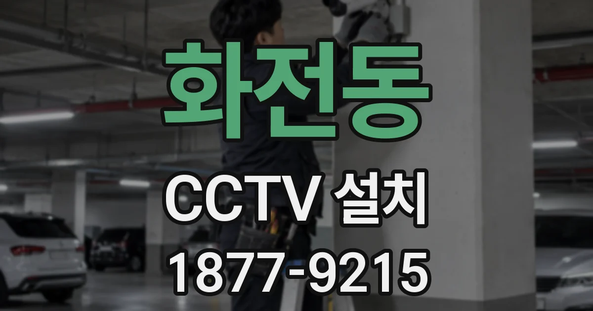 화전동 CCTV 설치