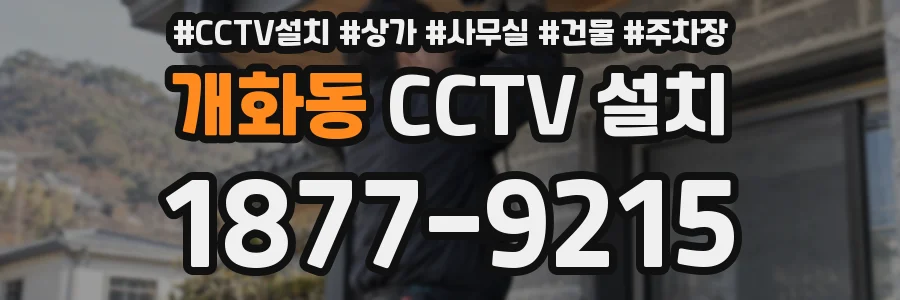개화동 CCTV 설치