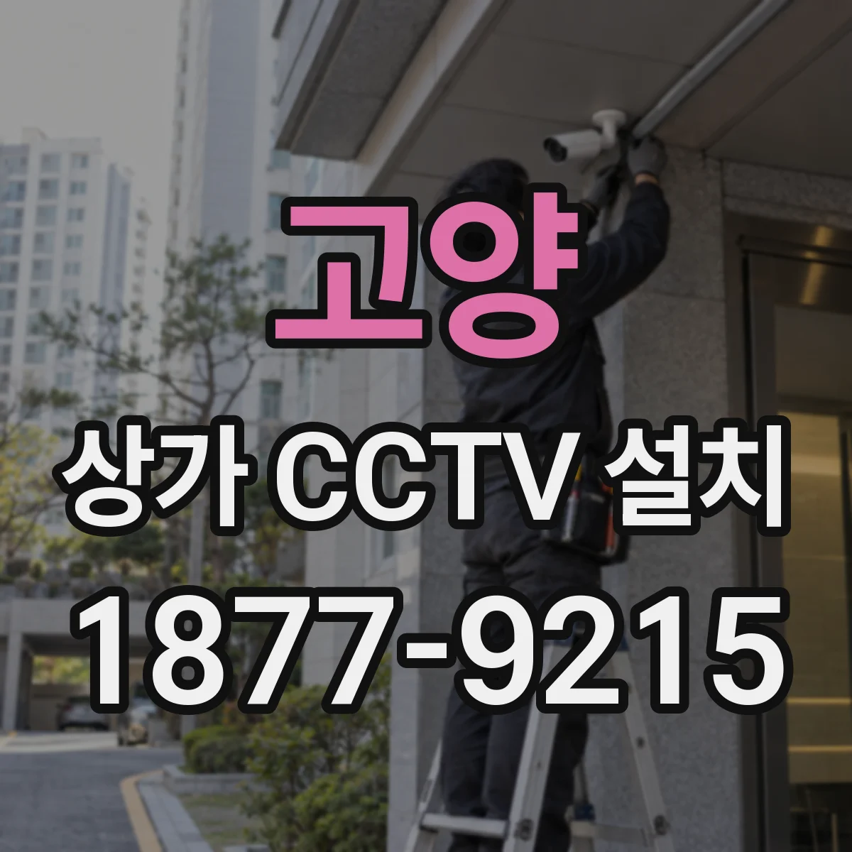 고양 상가 CCTV 설치
