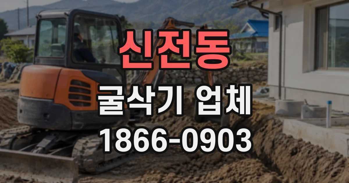 신전동 굴삭기업체