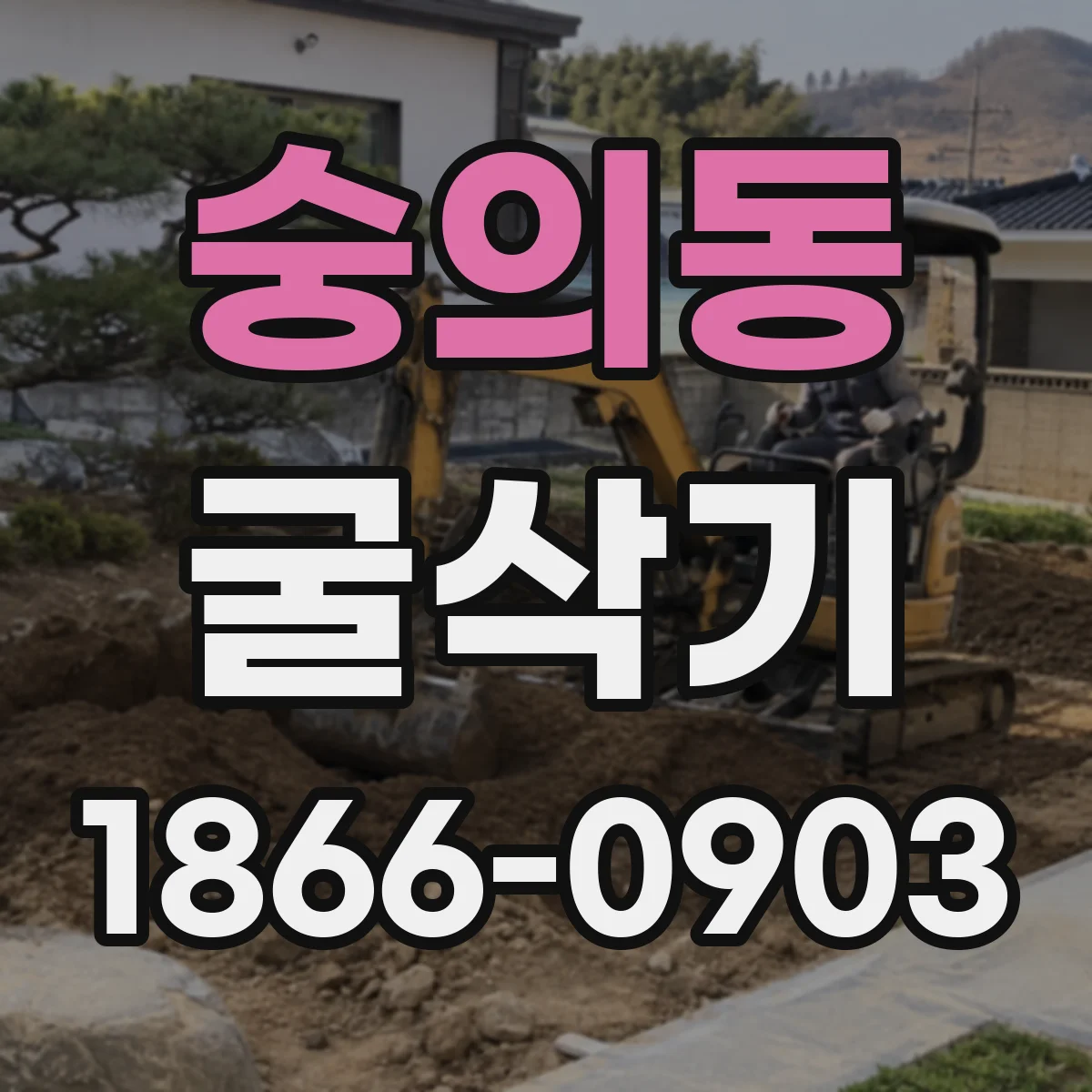 숭의동 굴삭기
