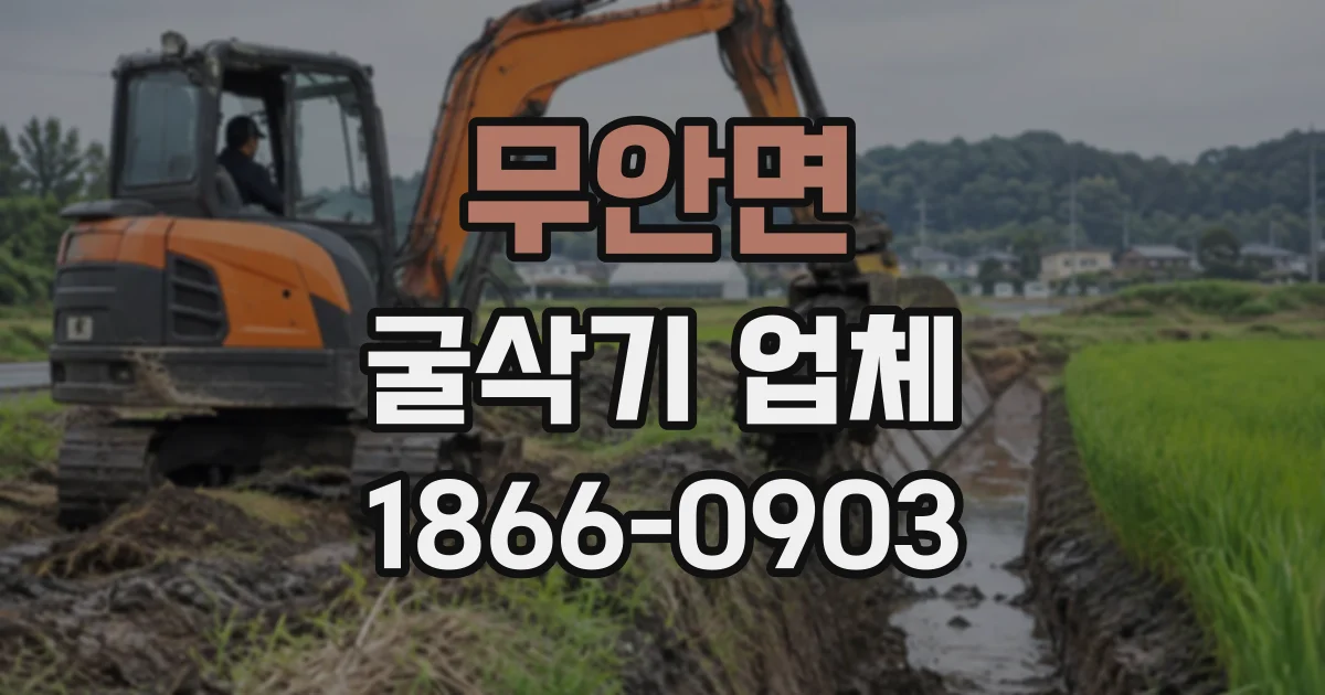 무안면 굴삭기업체