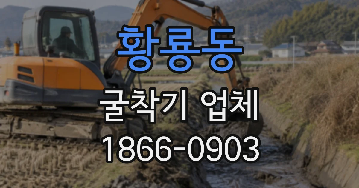 황룡동 굴착기업체