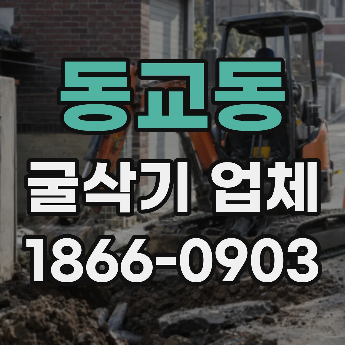 동교동 굴삭기 업체