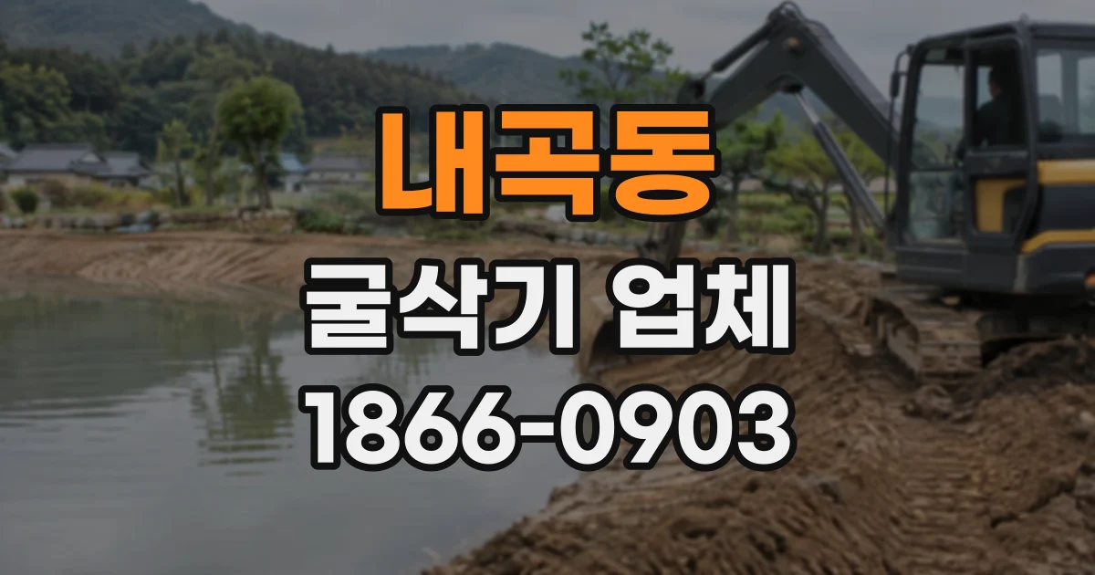 내곡동 굴삭기업체