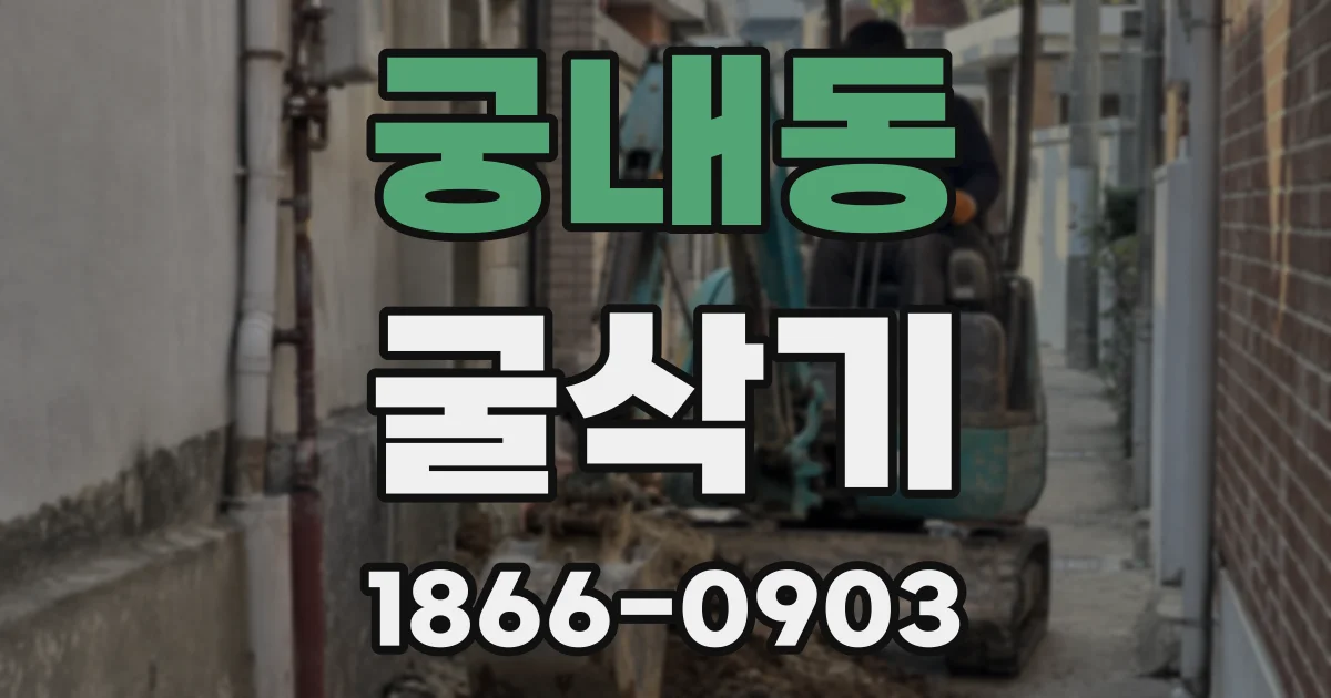 궁내동 굴삭기