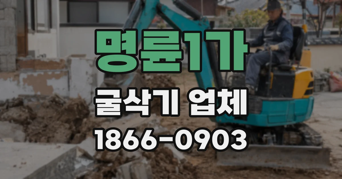 명륜1가 굴삭기 업체