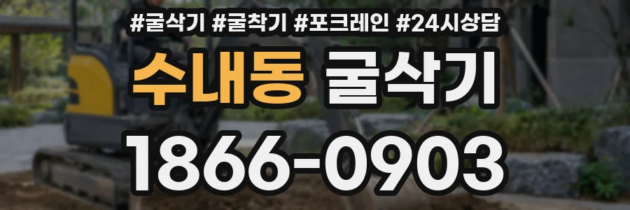 수내동 굴삭기
