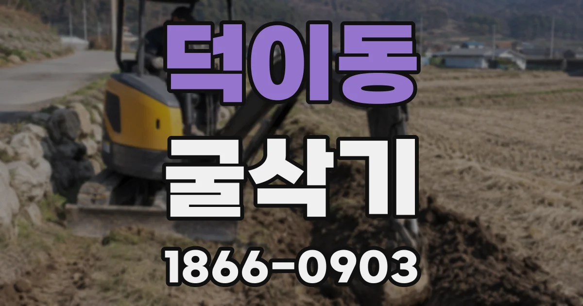 덕이동 굴삭기