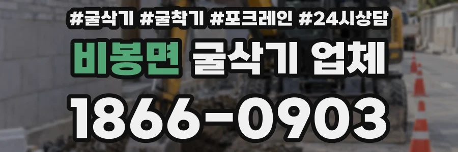비봉면 굴삭기 업체