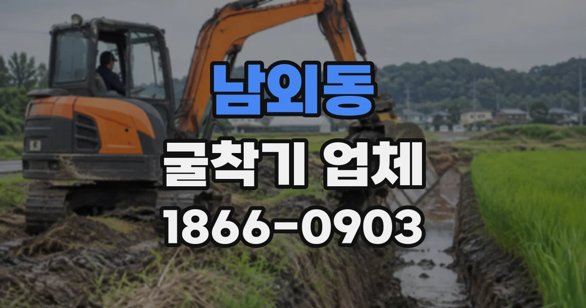 남외동 굴착기업체