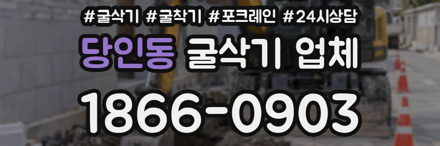 당인동 굴삭기 업체