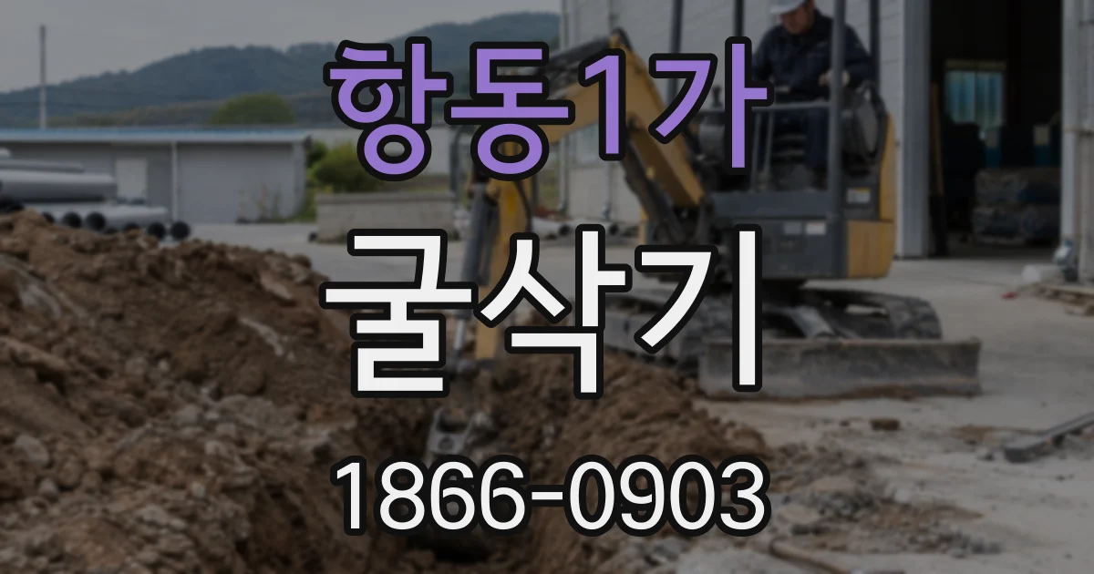 항동1가 굴삭기