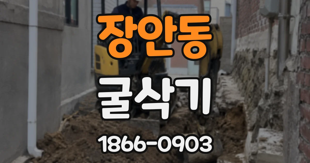 장안동 굴삭기