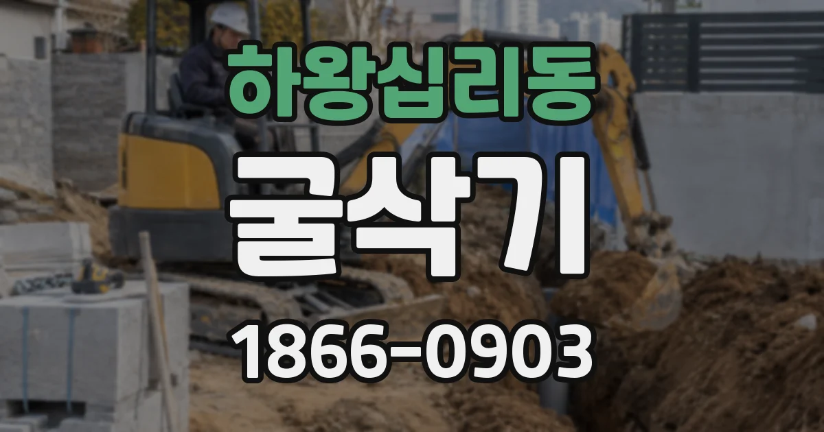 하왕십리동 굴삭기
