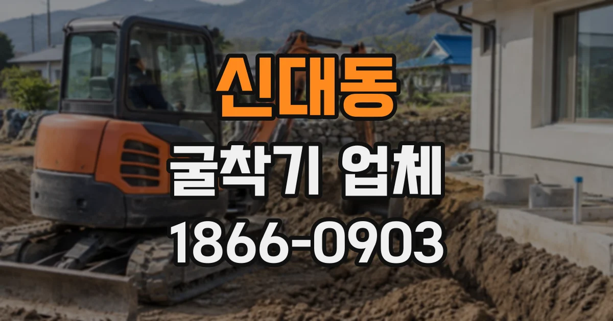 신대동 굴착기업체