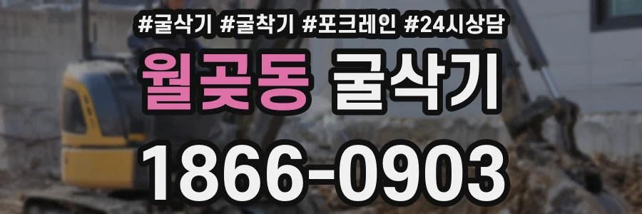 월곶동 굴삭기