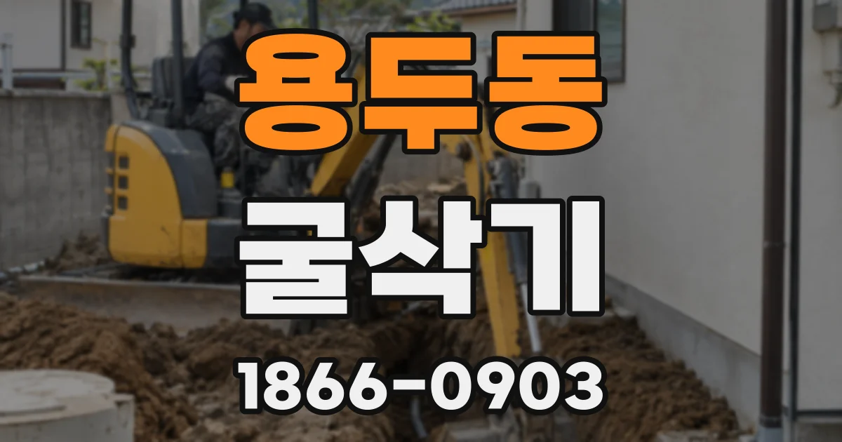 용두동 굴삭기