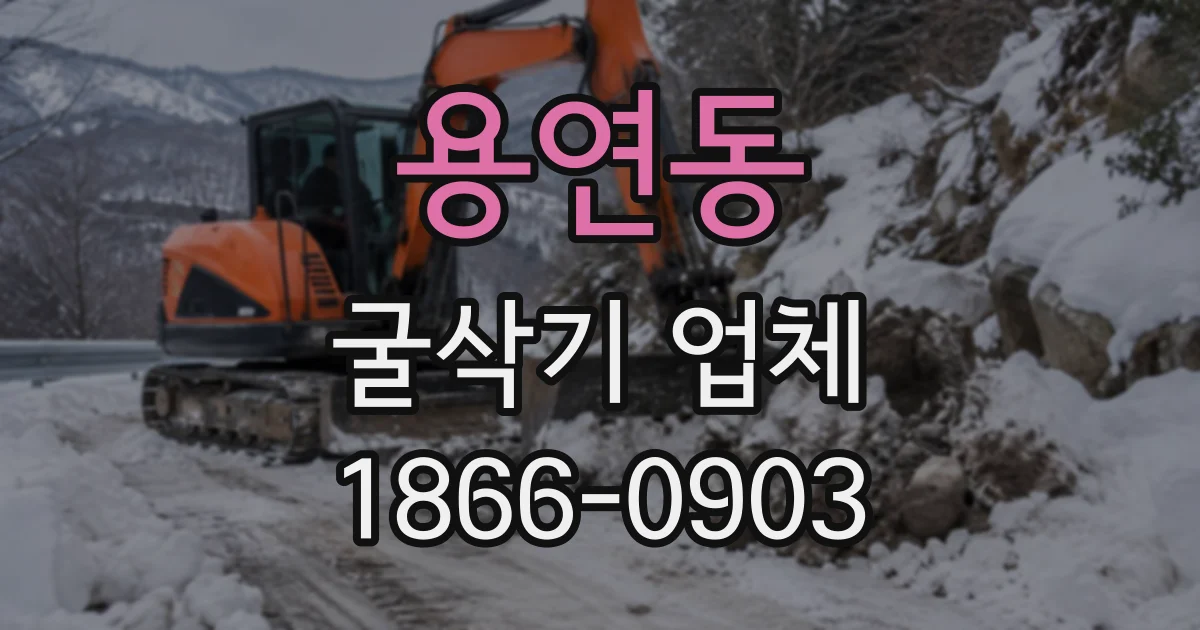 용연동 굴삭기업체