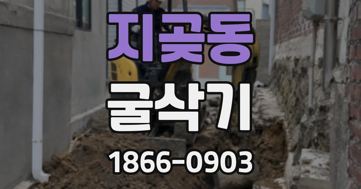 지곶동 굴삭기
