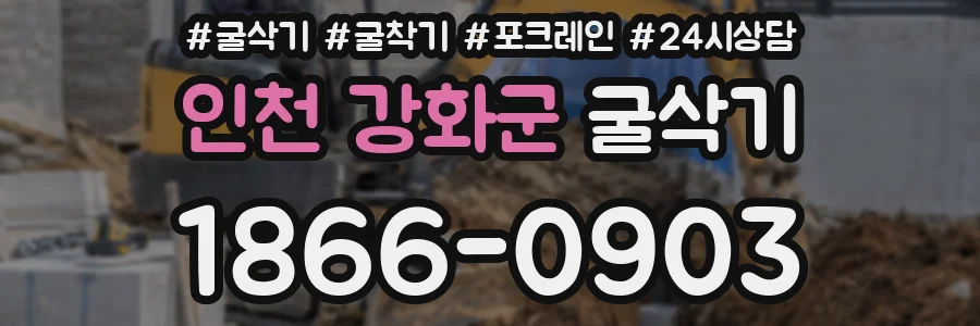 인천 강화군 굴삭기