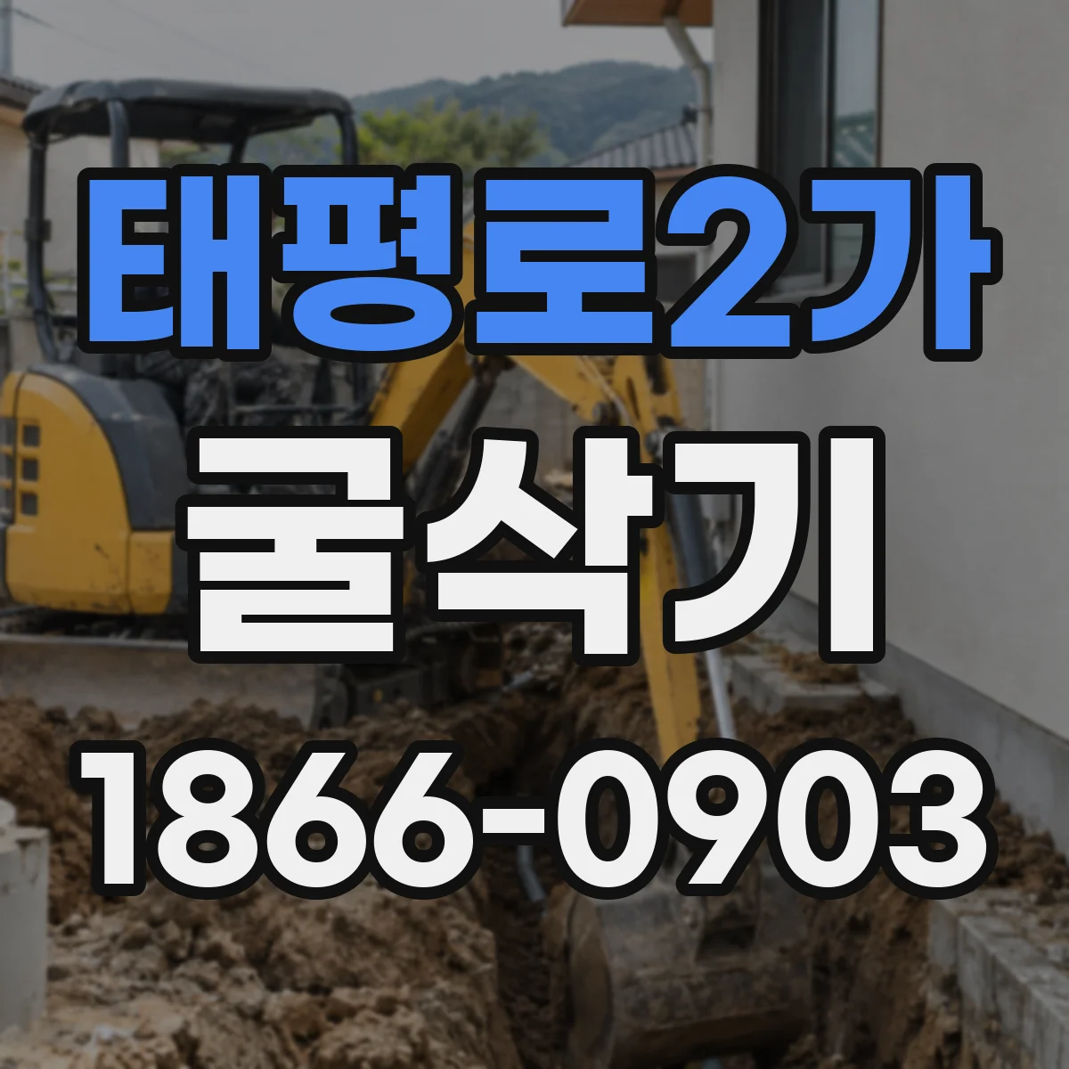 태평로2가 굴삭기