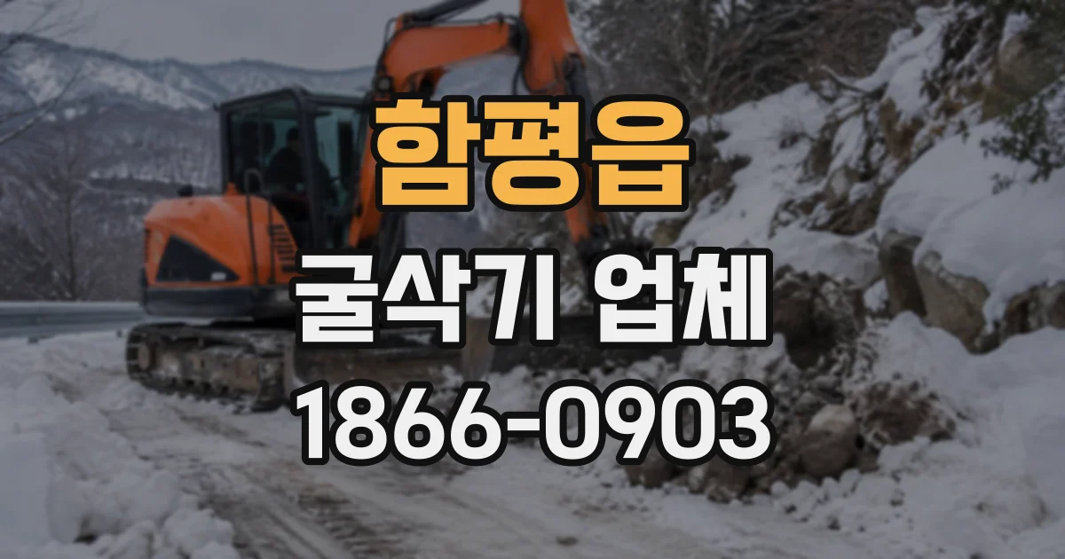 함평읍 굴삭기업체