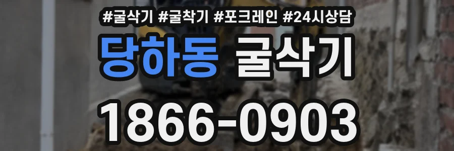 당하동 굴삭기