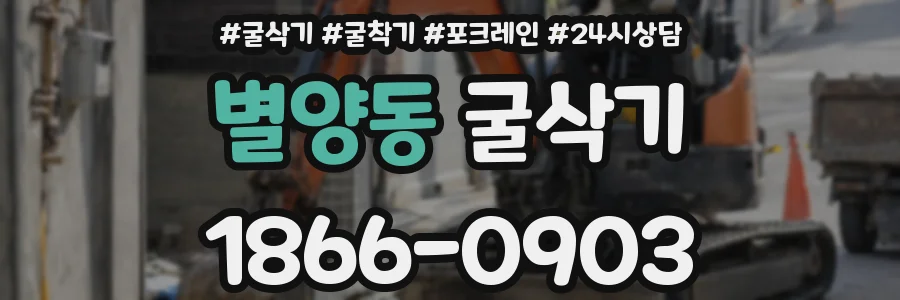 별양동 굴삭기