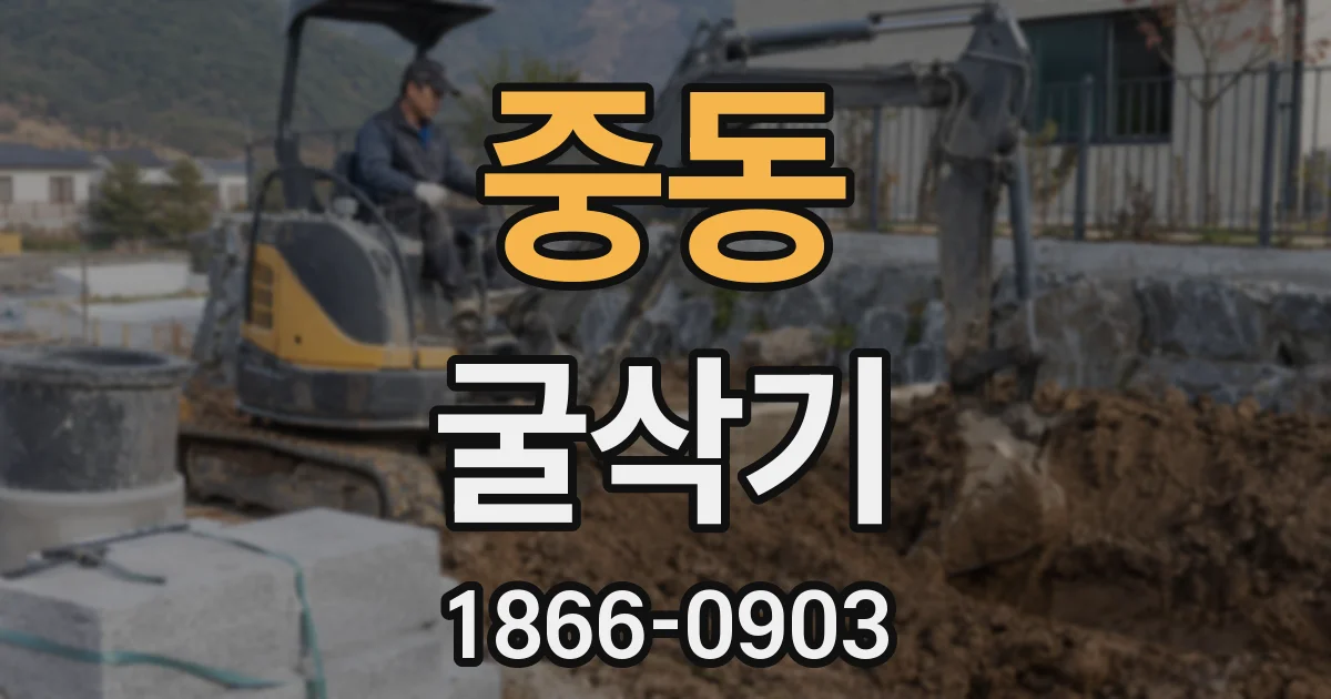 중동 굴삭기