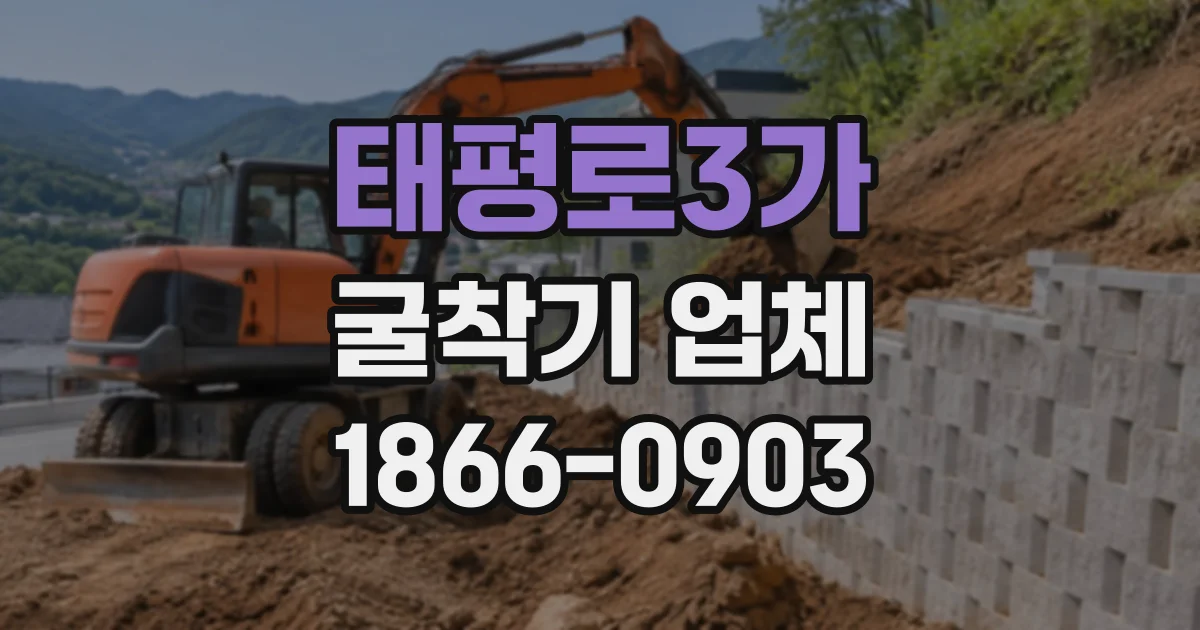 태평로3가 굴착기업체