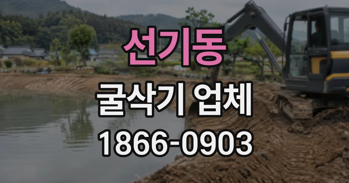 선기동 굴삭기업체