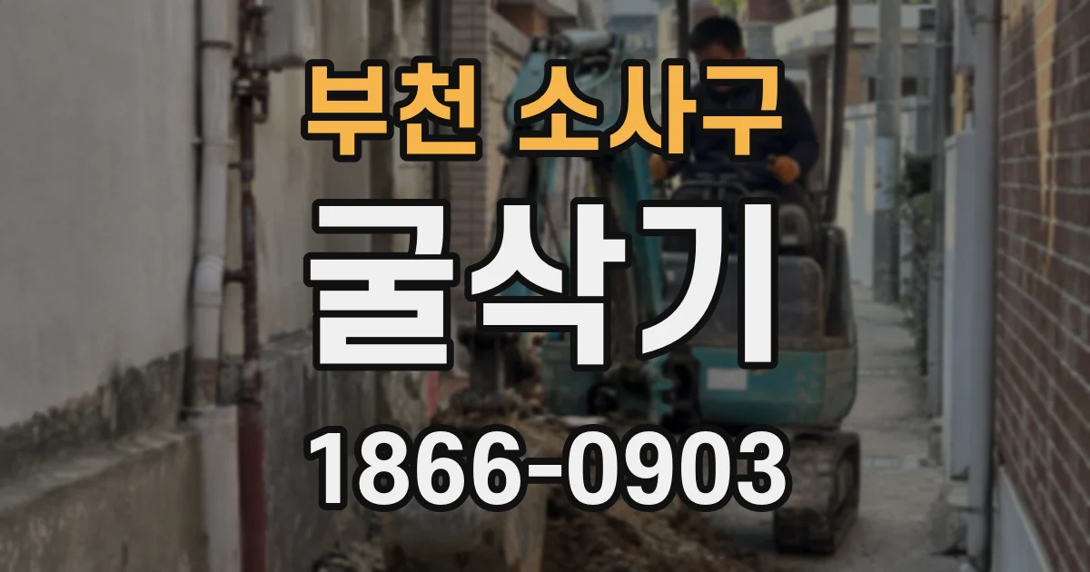 부천 소사구 굴삭기