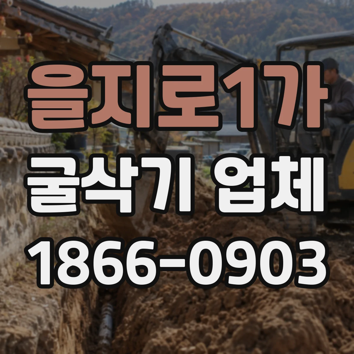 을지로1가 굴삭기 업체