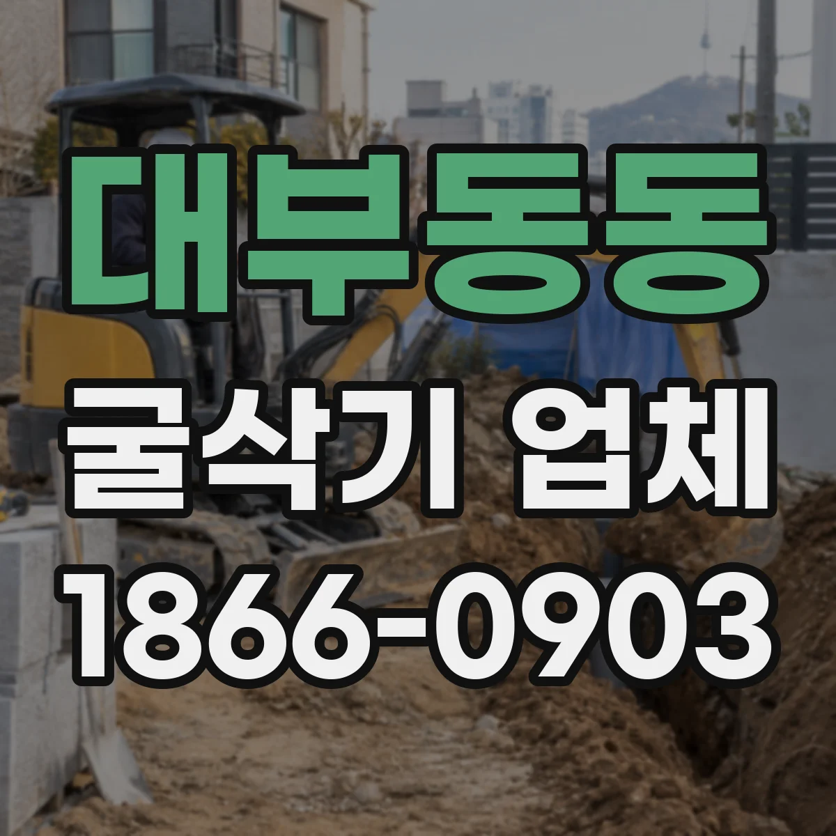 대부동동 굴삭기 업체