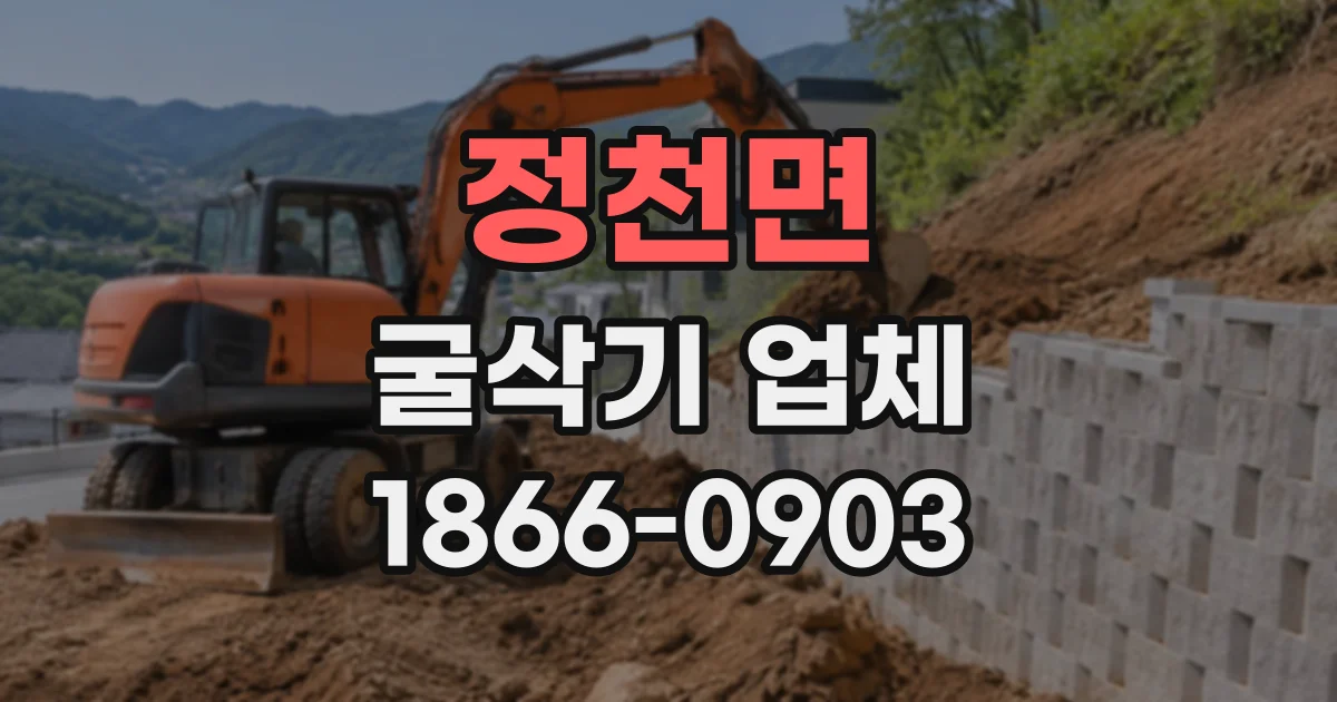정천면 굴삭기업체