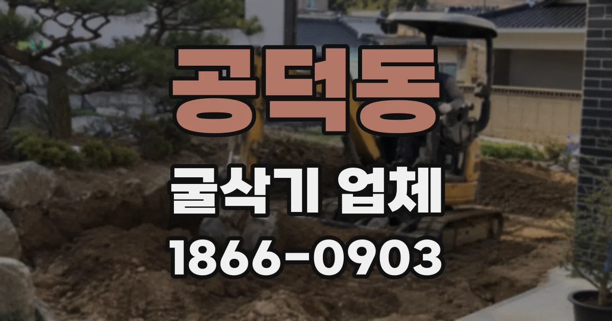공덕동 굴삭기 업체