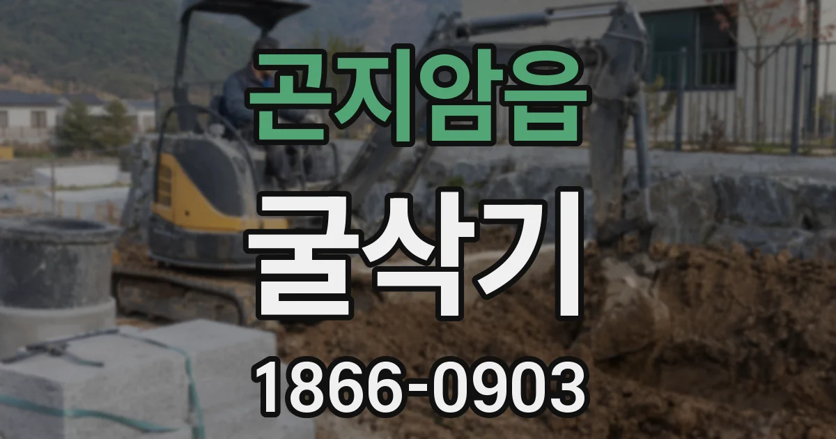 곤지암읍 굴삭기