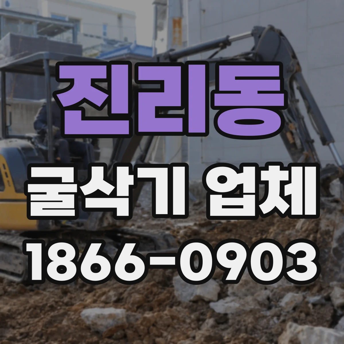 진리동 굴삭기 업체