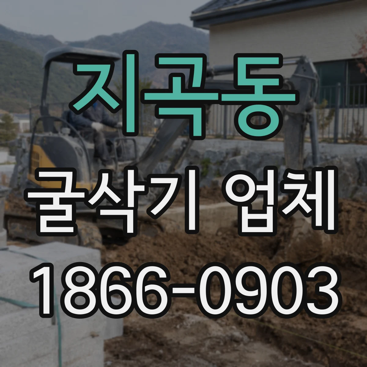 지곡동 굴삭기 업체