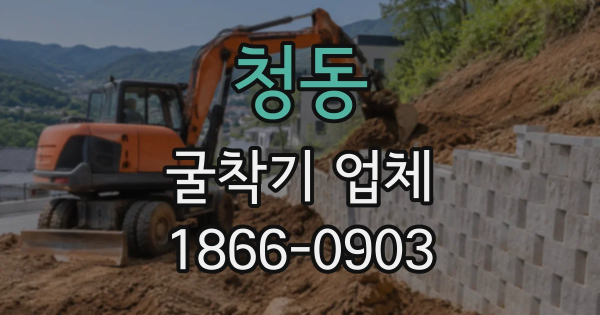 청동 굴착기업체