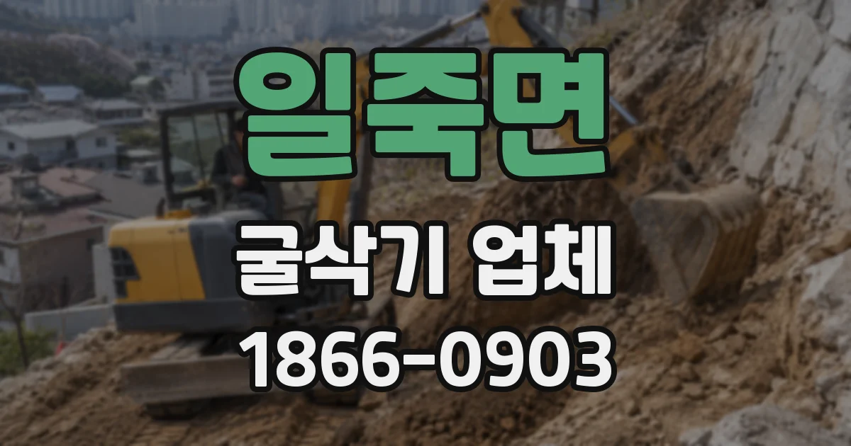 일죽면 굴삭기 업체