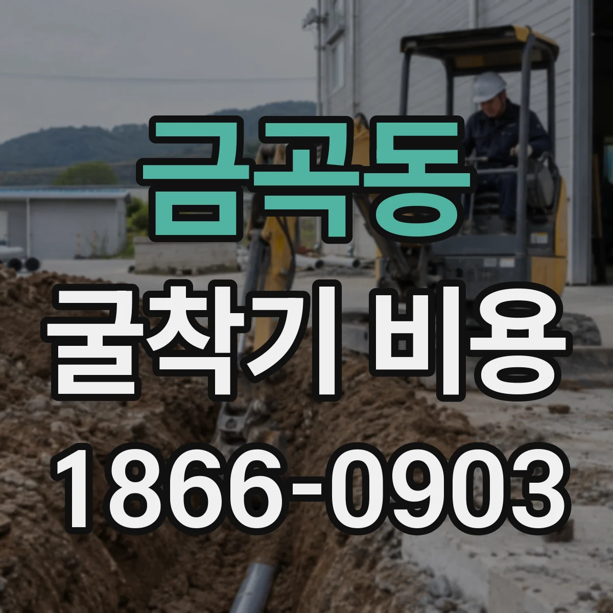 금곡동 굴착기 비용