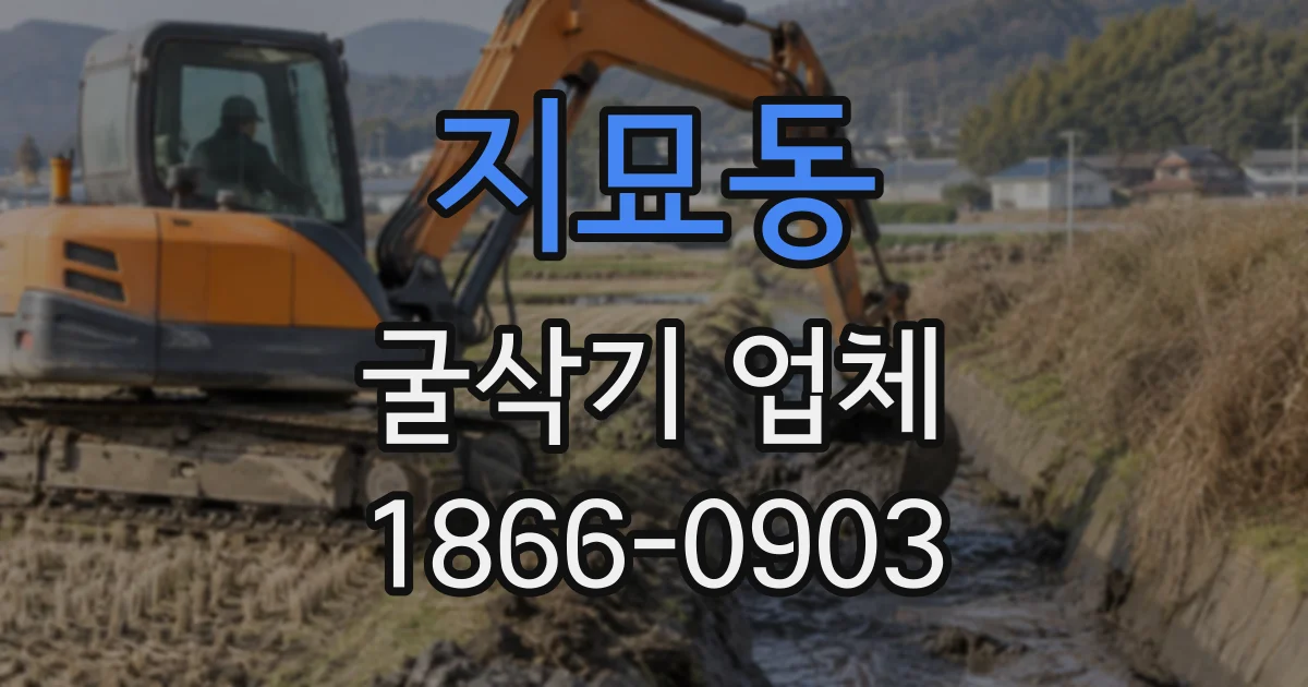 지묘동 굴삭기업체