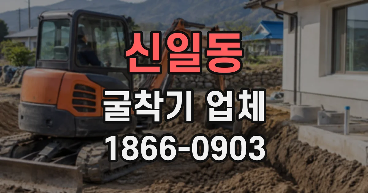 신일동 굴착기업체