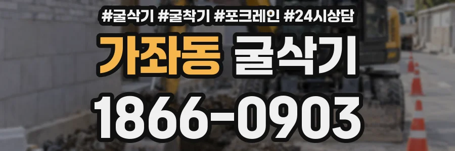 가좌동 굴삭기